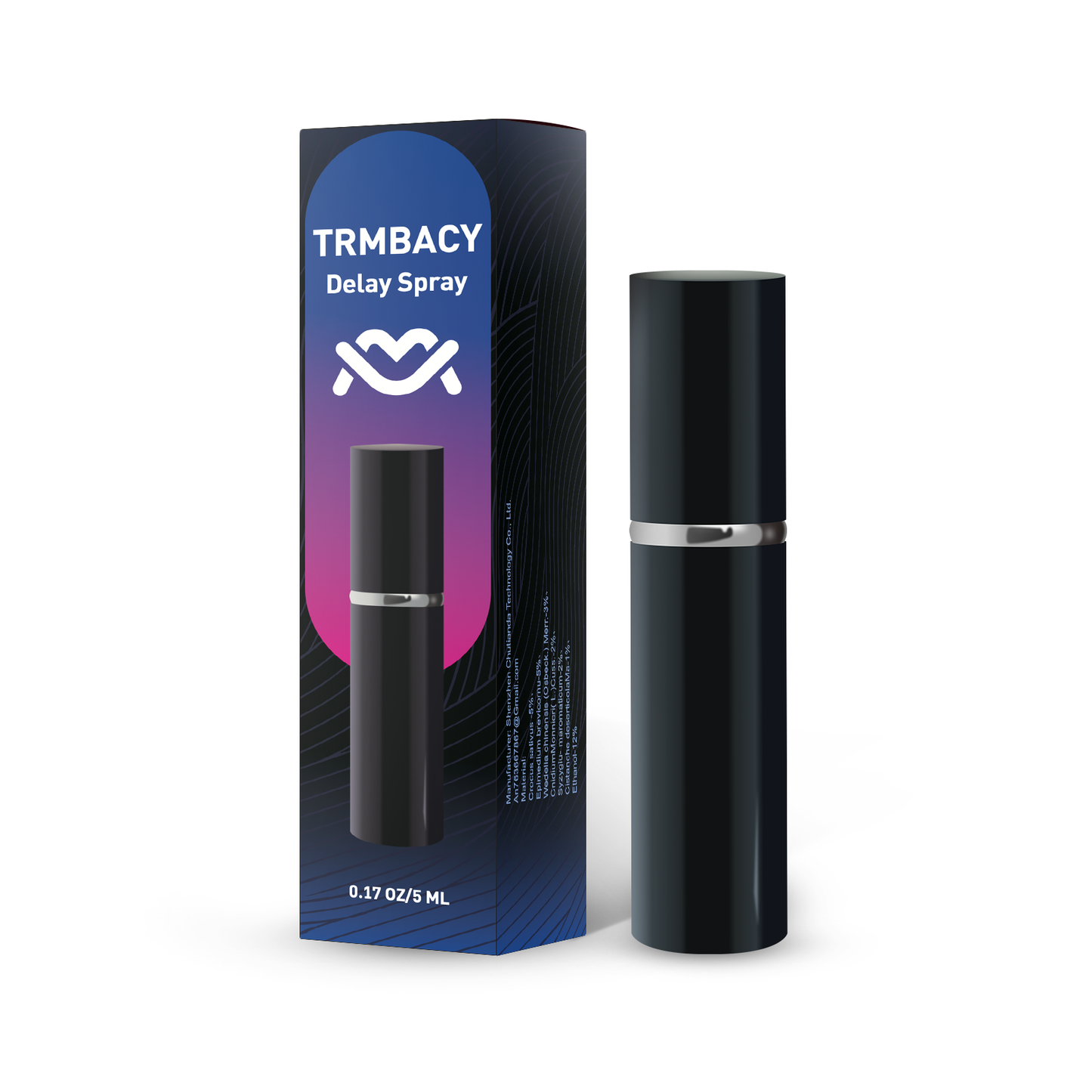 Trmbacy Delay Spray, Enhance Stamina for Men, Odorless, Easy to Clean, 5ml (1pcs)
